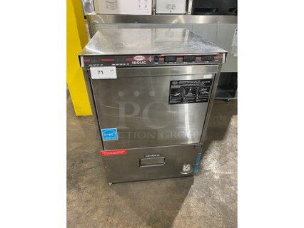 Nice! CMA Commercial Undercounter Dishwasher! All Stainless Steel! Model: CMA180UC 208V 60HZ 1 Phase