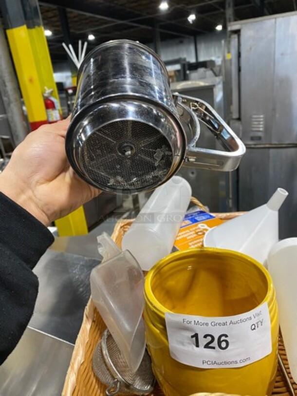 ALL ONE MONEY! MISCELLANEOUS! Includes Squeeze Bottles, Small Strainer, Ice Scoop And More! - Image 4 of 9