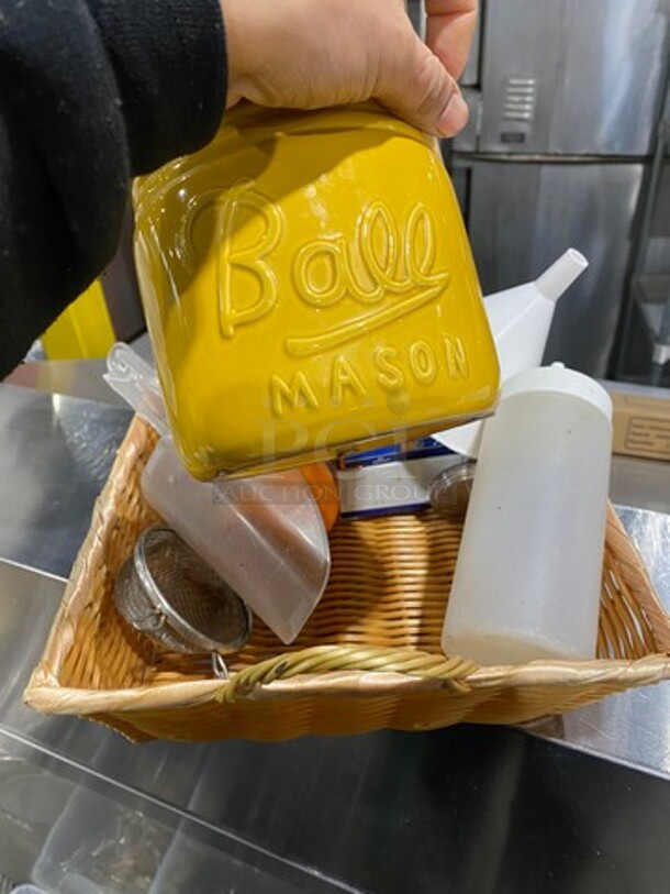 ALL ONE MONEY! MISCELLANEOUS! Includes Squeeze Bottles, Small Strainer, Ice Scoop And More! - Image 6 of 9