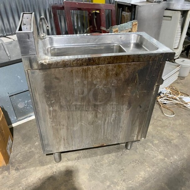 All Stainless Steel Natural Gas Powered Pasta Cooker! On Casters! MODEL CPG145PLUS SN:10690 - Image 3 of 9