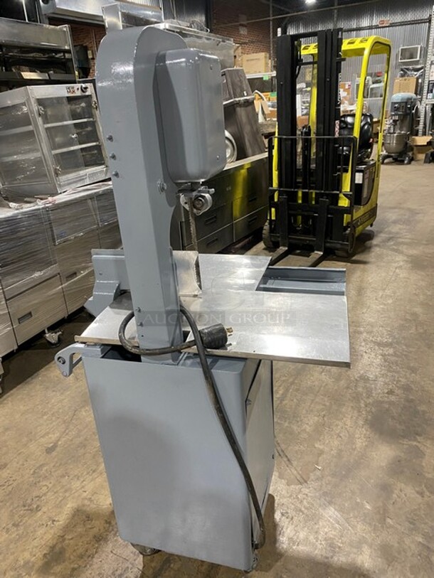 WOW! Hobart Commercial Floor Style Heavy Duty Meat Bandsaw! All Stainless Steel!  - Image 3 of 11