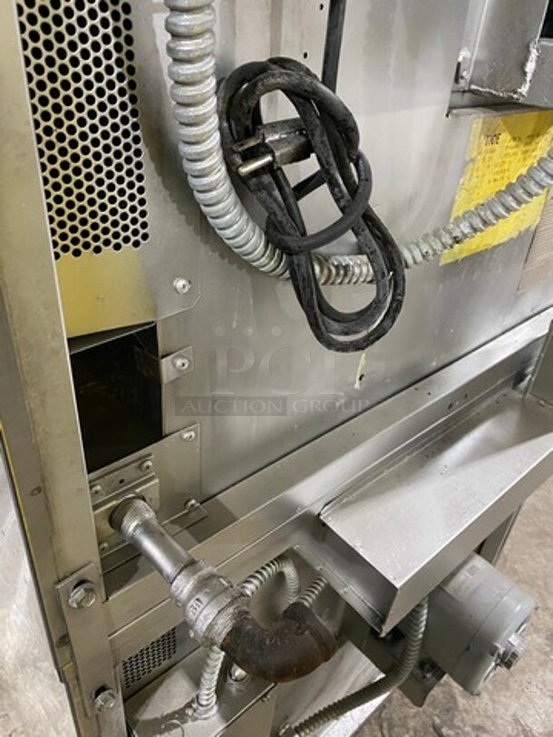 Blodgett Commercial Natural Gas Powered Double Deck Convection Oven! With View Through Doors! Metal Oven Racks! All Stainless Steel! On Casters! 2x Your Bid Makes One Unit! - Image 10 of 10