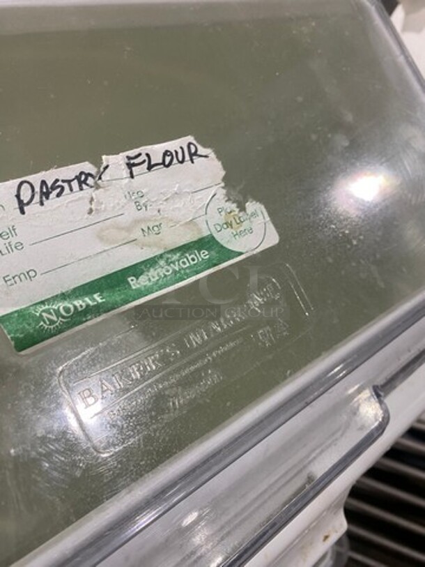 Bakers Mark Countertop White Poly Ingredient Bin! - Image 6 of 6