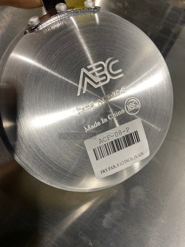 NEW! ABC Stainless Steel 8 1/2" Frying Pans! With Cool Touch Handles! 6x Your Bid! - Image 5 of 6
