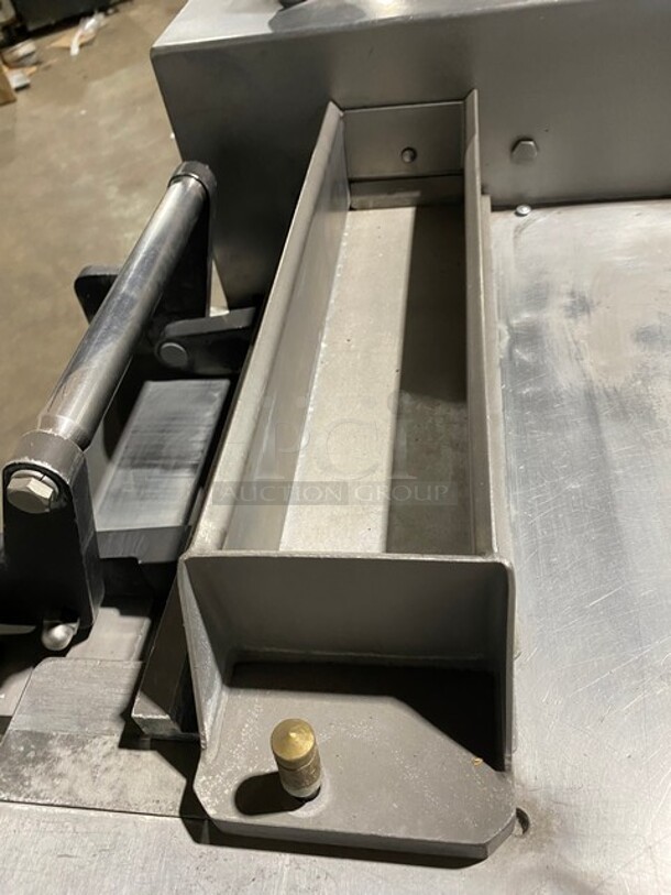 Holac Commercial Automatic Dicing/Slicing Machine! All Stainless Steel! 220V! On Legs! Model: HO 84 E SN: 355.05.07! - Image 6 of 10