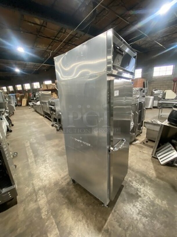 Continental Commercial Single Door Reach In Freezer! All Stainless Steel! On Casters! Model: 1FE SN: 14866386 115V 60HZ 1 Phase - Image 2 of 9