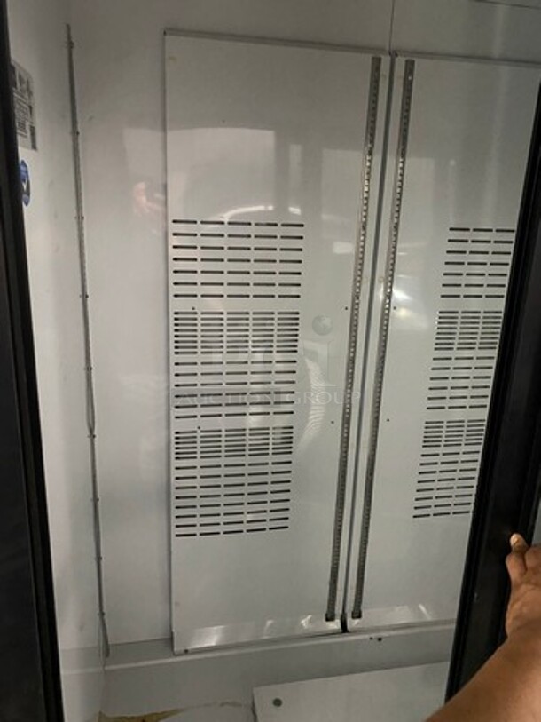 Frigoglass Commercial 2 Door Reach In Cooler Merchandiser! With View Through Doors! On Casters! Model: MC1300SV2 SN: 4712S66152 120V 60HZ 1 Phase - Image 5 of 11