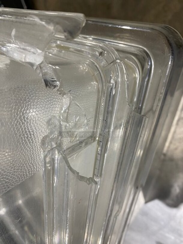 Rubbermaid Clear Poly Food Pans! 5x Your Bid! - Image 6 of 6