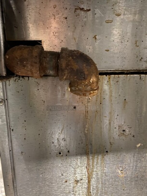 Blodgett Commercial Natural Gas Powered 6 Burner Stove! With Raised Back Splash And Salamander Shelf! With Oven Underneath! All Stainless Steel! On Legs! Model: B36DBBB SN: 08D64916 - Image 11 of 12