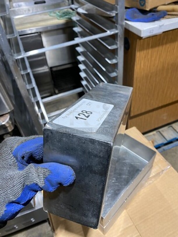 ALL ONE MONEY! Stainless Steel Utensil Bin! - Image 5 of 8