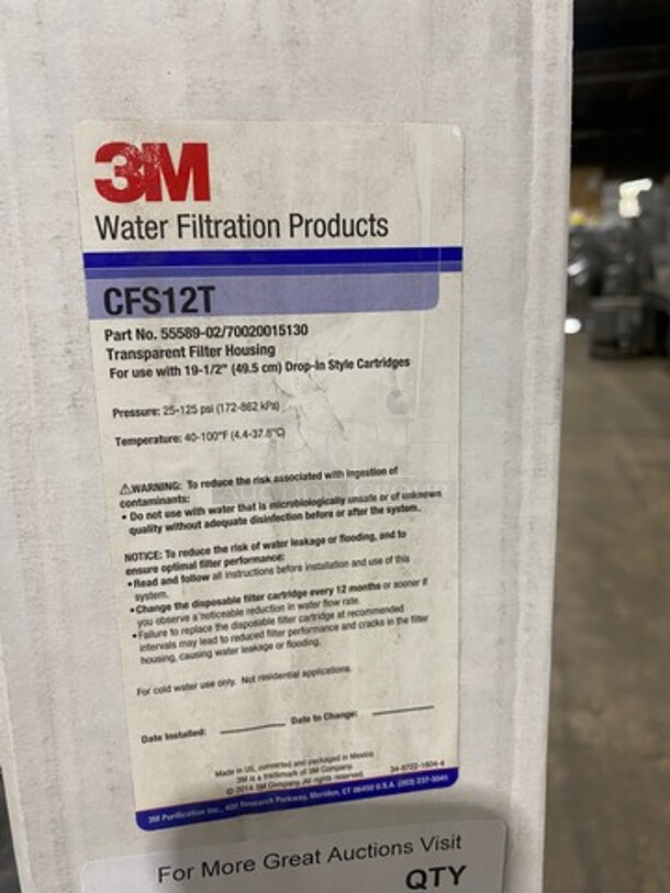 NEW! IN THE BOX! Water Filtration Transparent Filter Housing! - Image 2 of 5