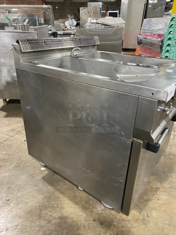 2012 Axis Commercial Natural Gas Powered 2 Bay Pasta Cooker! All Stainless Steel! On Casters! Model: AXDPG SN: GMF059 - Image 2 of 10