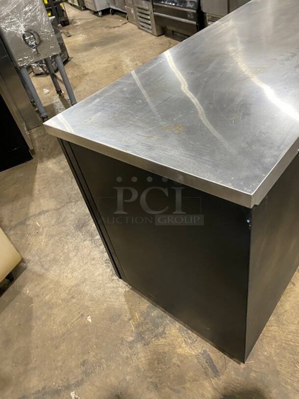 Beverage Air Commercial 3 Door Bar Back Cooler! With One View Through Door! With Racks! Model BB78G1 Serial 7514683! 115V 1Phase! - Image 4 of 8