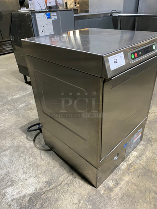 NICE! Hobart Commercial Under The Counter Heavy Duty Dishwasher! With Poly Dish Rack! All Stainless Steel! Model: LXIH SN: 231140521 120/208-240V 60HZ 1 Phase - Image 2 of 9