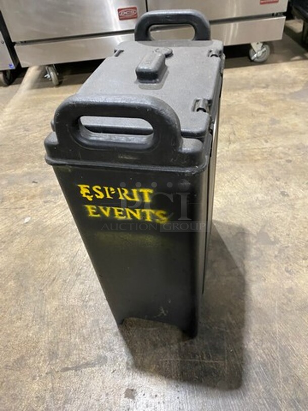 Cambro Insulated Beverage Dispenser/ Holder! With Side Handles! With Lid! - Image 2 of 6