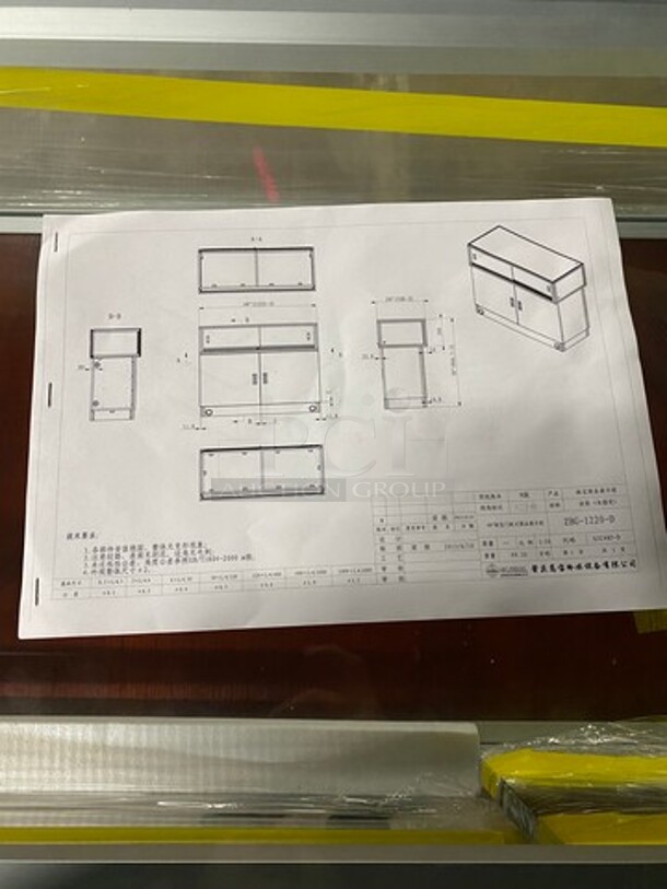AMAZING! NEW! Leader Commercial Glass Display Case Merchandiser! With Rear Access Doors! Storage Space Underneath! Wooden With Metal Frame! Perfect For Juul, Myle, & Jewelry Display! - Image 5 of 9