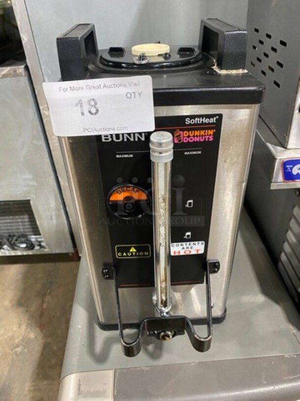 Bunn Commercial Countertop Hot Beverage Dispenser! Stainless Steel Body! Model: SHSERVER SN: TS00284433