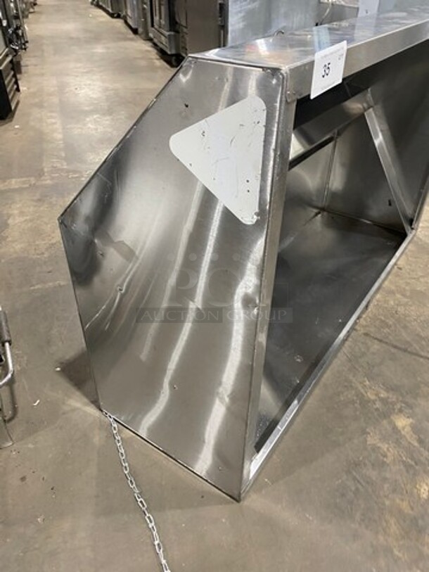 Commercial Solid Stainless Steel Hood System! - Image 2 of 7