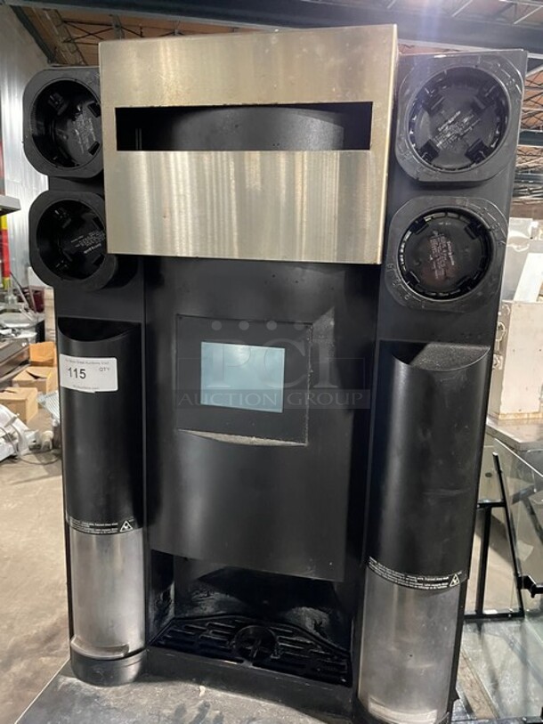 Manitowoc Multiplex All Stainless Steel Smoothie Workstation! On Single Door Undercounter Cooler With Poly Bins! On Casters! Model: MB81 SN: 1708150000104 115V 1PH - Image 6 of 11