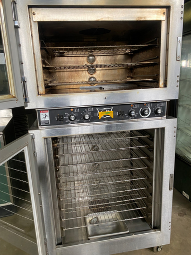 GREAT! Duke Stainless Steel Commercial Oven Proofer! With View Through Doors! With Metal Racks! On Casters! Working When Removed! Model: AHPO-618 SN:30JBJF0039 208V 60HZ 3 Phase - Image 6 of 10