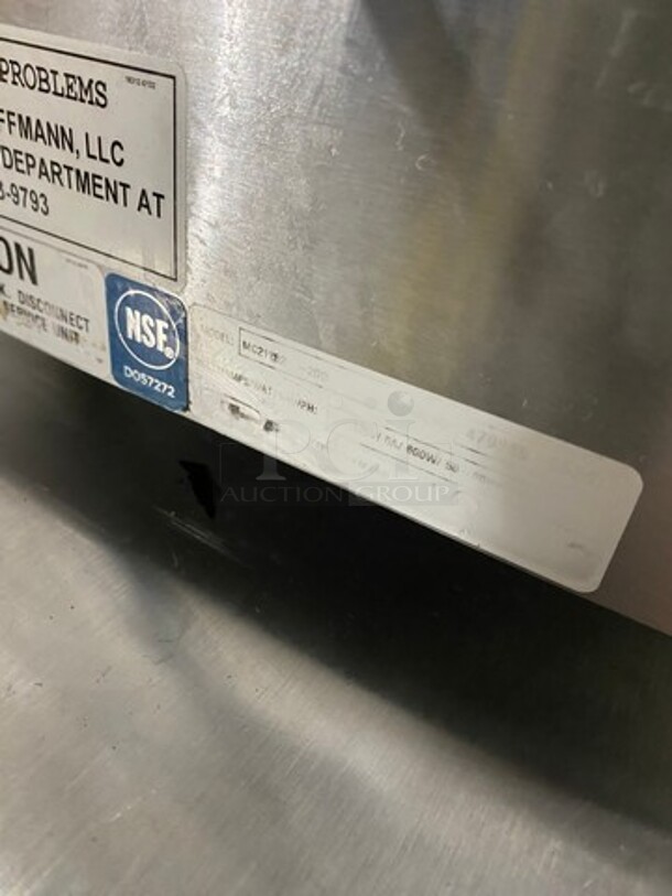 Carter Hoffmann Commercial Countertop Heated Holding Cabinet! Solid Stainless Steel! Model: MC212822DD 120V - Image 5 of 9