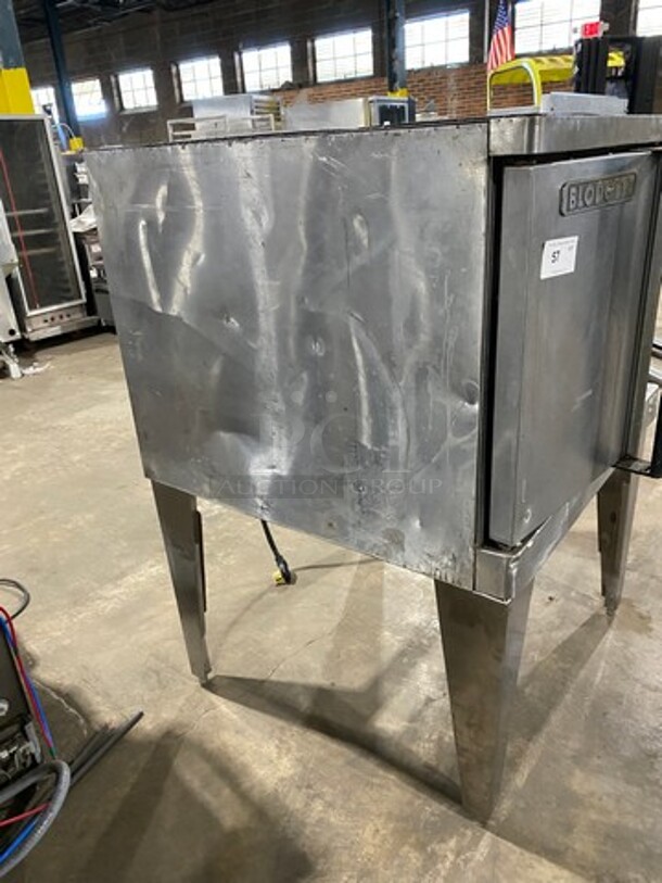 Blodgett Commercial Electric Powered Convection Oven! With Solid Doors! Metal Oven Racks! All Stainless Steel! On Legs! - Image 2 of 6