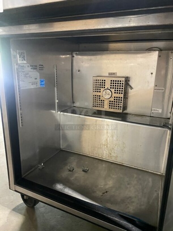 True Commercial Single Door Lowboy/Worktop Freezer! With Back Splash! All Stainless Steel! Model: TWT27F SN: 8587390 115V 60HZ 1 Phase - Image 5 of 8