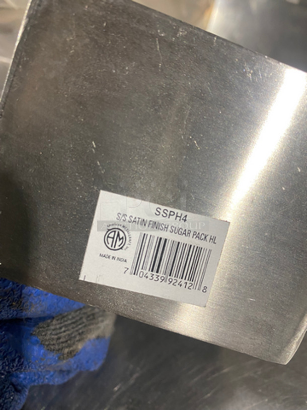 ALL ONE MONEY! NEW! IN THE BOX! American Metalcraft Commercial Sugar Pack Holders! Stainless Steel Finish! - Image 5 of 5