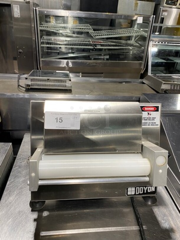 2018 Doyon Commercial Countertop Dough Sheeter! All Stainless Steel! Model: DL12SP SN: 166473 120V 1 Phase - Image 1 of 8