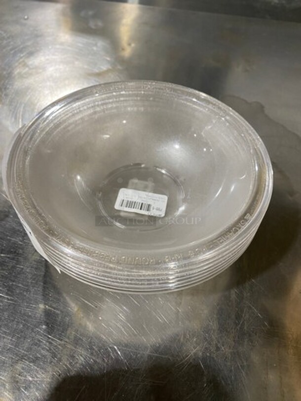 Winco Clear 6" Pebbled Bowls! 6x Your Bid! - Image 2 of 6
