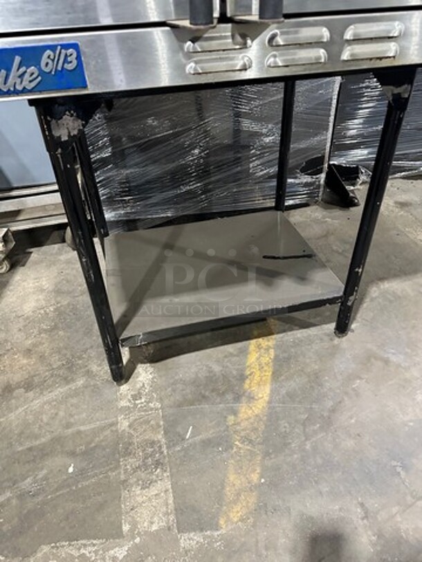 Duke Commercial Gas Powered Convection Oven! With View Through Doors! Metal Oven Racks! All Stainless Steel! On Legs! Model: 6/13 - Image 6 of 8