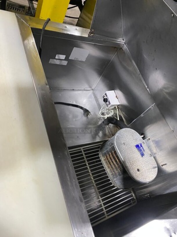 Leader Commercial Refrigerated Sandwich Prep Table! With Commercial Cutting Board! With 2 Door Underneath Storage Space! All Stainless Steel! On Casters! - Image 7 of 9