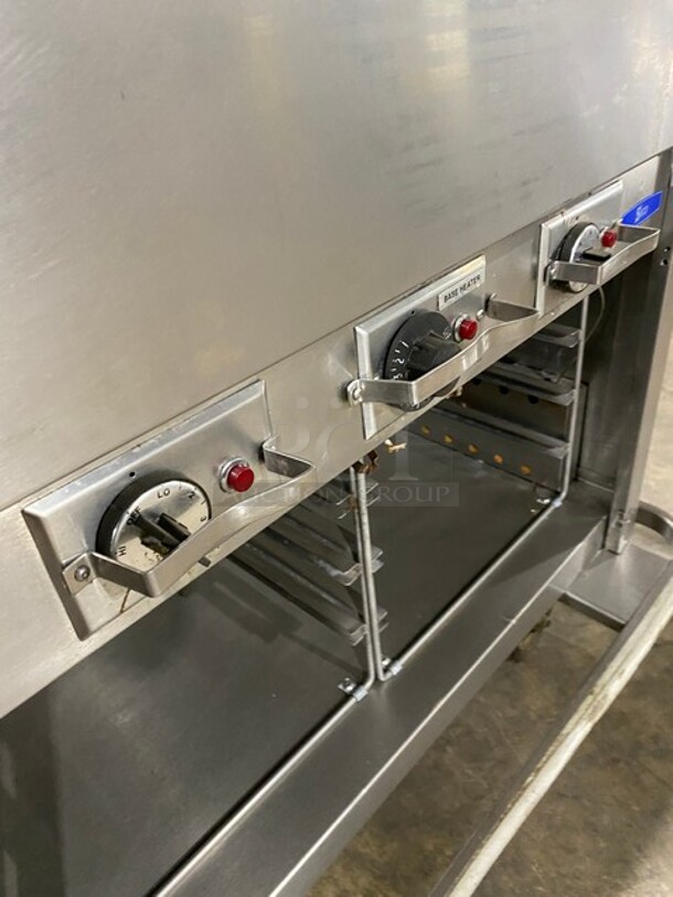 Seco All Stainless Steel 4 Compartment Steam Table! With Sneeze Guard! On Casters! - Image 9 of 10