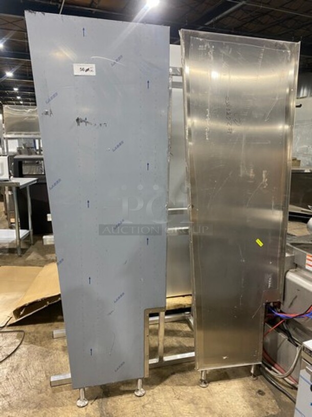 NEW! Solid Stainless Steel Moveable/ Fix Partition Wall! 2x Your Bid!