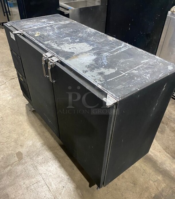 Glastender Metal Commercial 2 Door Back Bar Cooler! MODEL BB60L-BN(LR) SN: 134170336 120V 1PH - Image 7 of 9