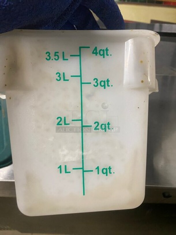 Poly 4Qt Food Container! - Image 4 of 4