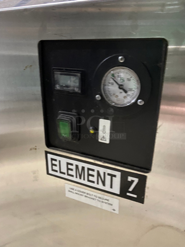 LATE MODEL! 2018 Jun Air Commercial Beverage Chiller! All Stainless Steel! On Casters! Model: 87R4MN1HSBHH SN: 0618800348 120V 60HZ - Image 6 of 8