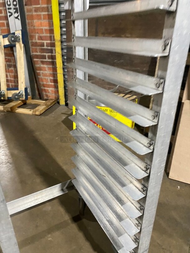 Metal Commercial Pan Transport Rack on Commercial Casters! - Image 4 of 5