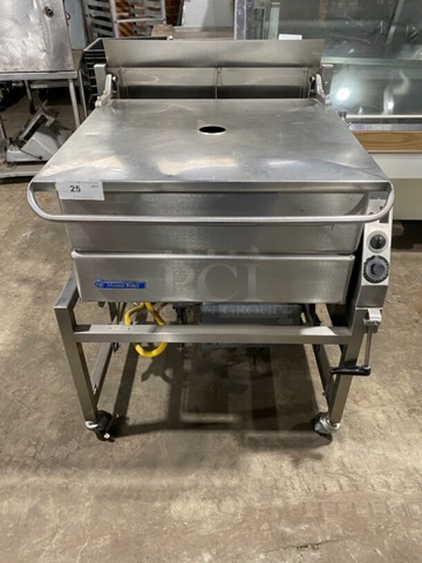 FAB! Market Forge Heavy Duty Natural Gas Powered Tilted Skillet/Braising Pan! On Casters! - Image 1 of 8