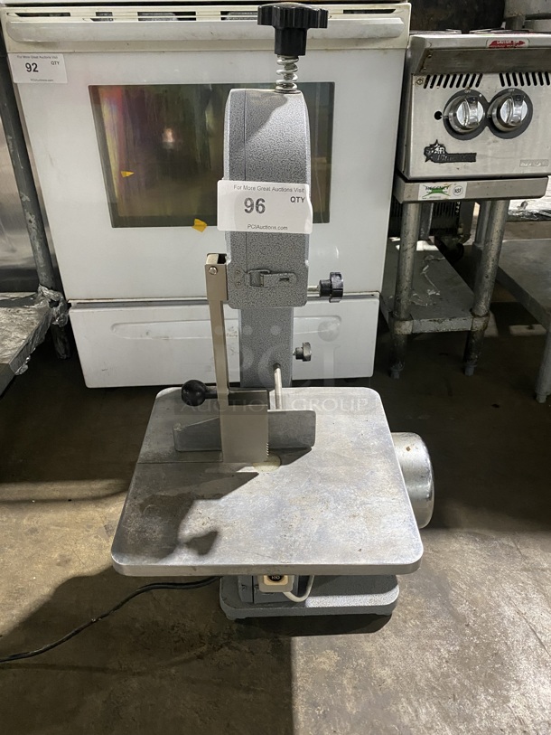 Commercial Countertop bone Saw Machine! All Stainless Steel! Eletric Powered! With Extra Blades! MODEL: JG210 110V! - Image 3 of 12