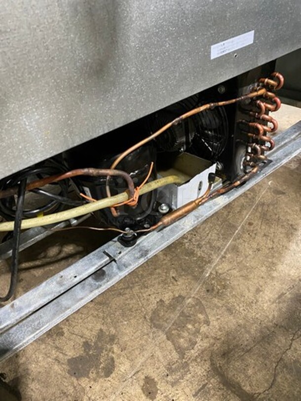 Cool Tech Commercial 2 Door Lowboy/Worktop Cooler! All Stainless Steel! On Casters! Model: CWK48LB SN: X065414 120V - Image 8 of 8