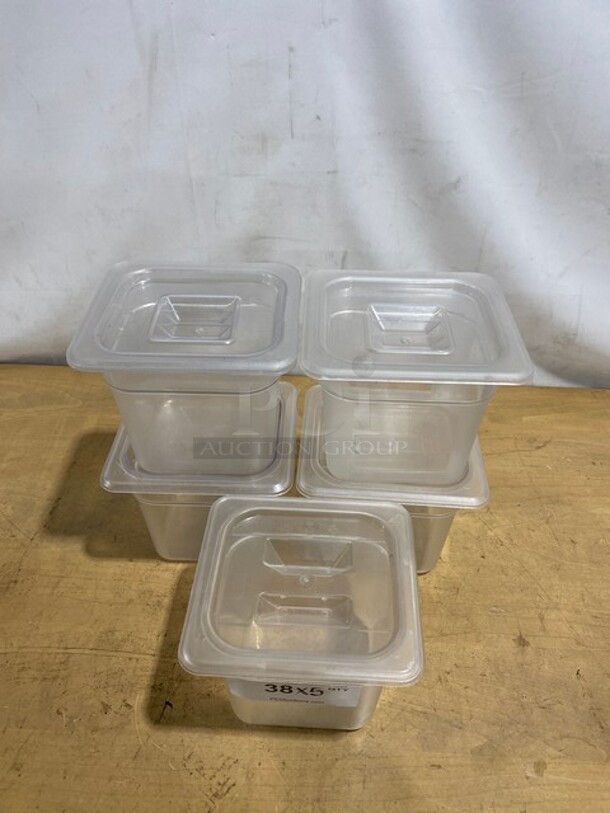 Polycarbonate Clear Food Pans! 5X Your Bid! - Image 2 of 10