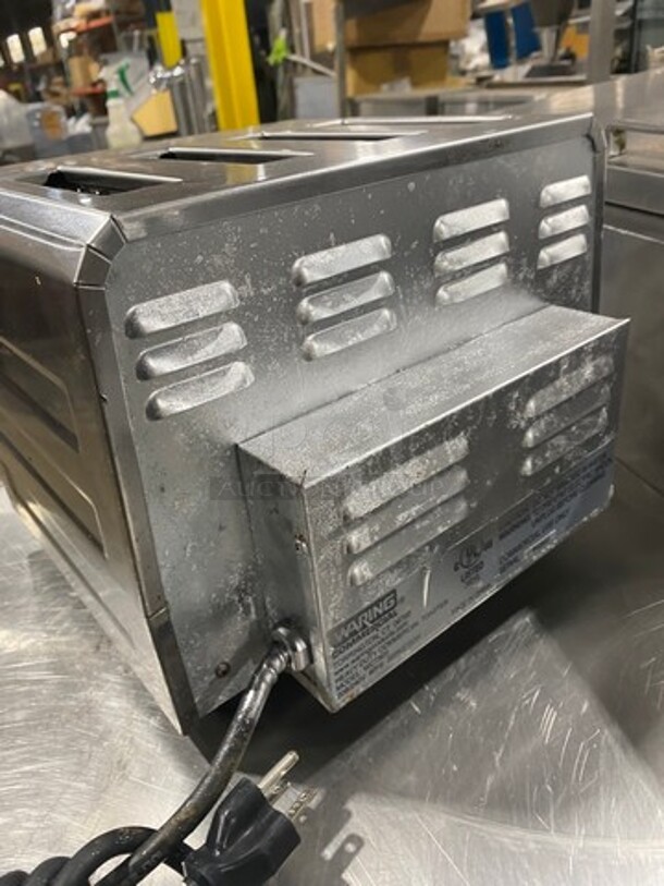 Waring Commercial Countertop Heavy Duty 4 Slot Toaster! Model: WCT805 208/240V - Image 4 of 8