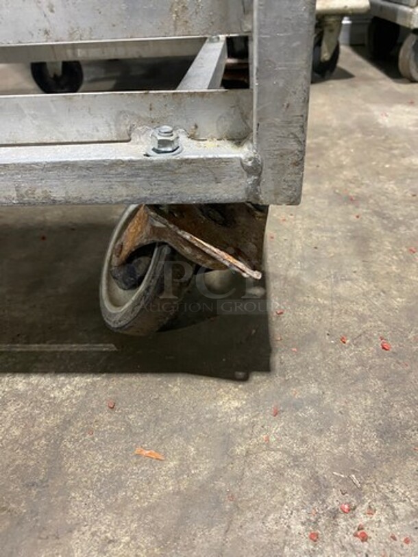Metal Commercial Pan Transport Rack! On Casters! - Image 5 of 6