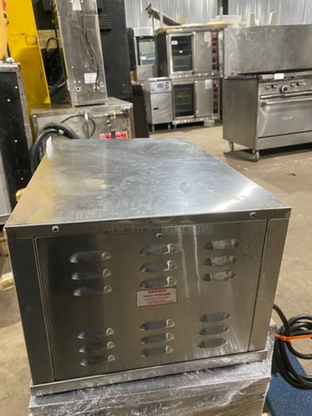 Amazing! Prine Castle Counter Top 4 Compartment Food Warmer! Model DHB-DDB Serial AA0001864! 120V 1 Phase! Working When Removed!  - Image 3 of 9