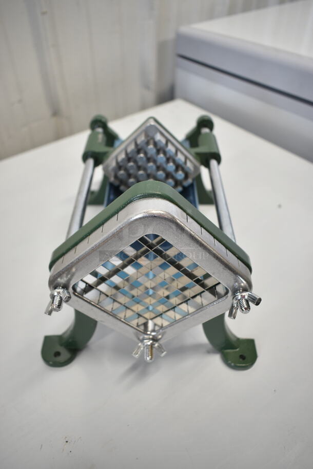 BRAND NEW SCRATCH AND DENT! Garde Metal Commercial Countertop Fry Cutter. Missing Arm. - Image 1 of 4