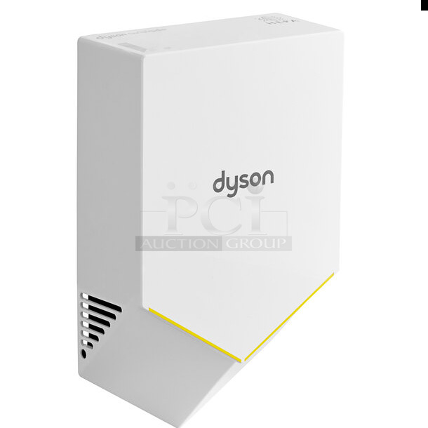 BRAND NEW SCRATCH AND DENT! Dyson HU02 Airblade V 307173-01 White ADA Compliant Hand Dryer. 120 Volts, 1 Phase. 