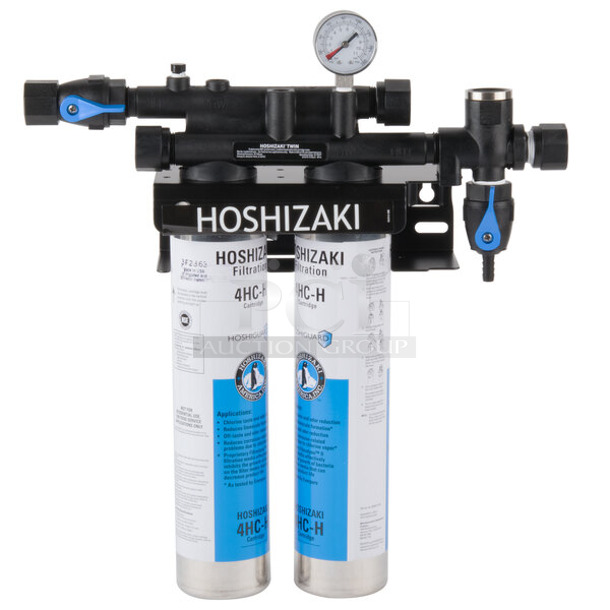 BRAND NEW SCRATCH AND DENT! Hoshizaki H9320-52 Dual Cartridge Filtration System - 0.5 Micron Rating and 4 GPM w/ 2 4HC-H Cartridges.