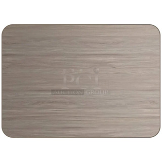 BRAND NEW SCRATCH AND DENT! 3493042TBA Lancaster Table & Seating 30" x 42" Rectangular Reversible White Birch / Ash Laminated Table Top. May Be Missing Pieces. 
