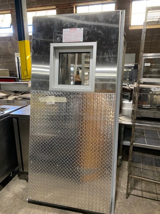 GREAT! Commercial Heavy Duty Walk In Box Door! 2x Your Bid! - Image 5 of 6